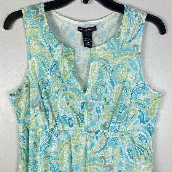 ⭐️ Y2K  Tank Top Medium Mesh Stretch Babydoll Pastel Floral 90s Fairycore NY  Co - Picture 3 of 8